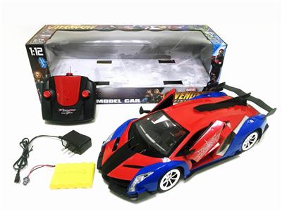 1：12 蜘蛛侠五通遥控车 - OBL842015