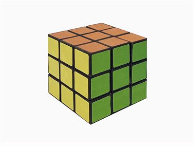 6.5CM SIX-COLOR RUBIKS CUBE. - OBL842036