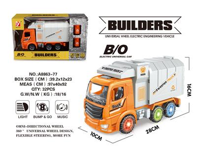 电动万向灯光音乐扫路车 - OBL842712