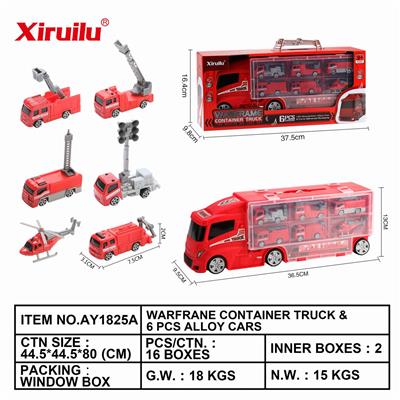 6 fire alloy cars - OBL843128