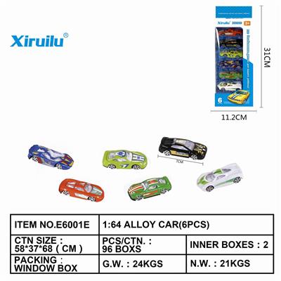 1:64 SUPERCARS TAXI ALLOY CAR SIX LOADS. - OBL843137