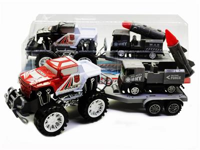 INERTIAL CROSS COUNTRY VEHICLE PULL BACK FORCE MISSILE VEHICLE - OBL843630