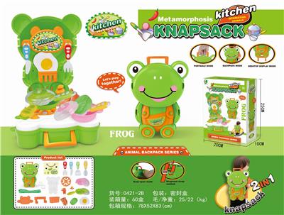 TABLEWARE SET ANIMAL BACKPACK - OBL844157