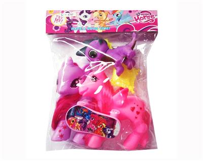 ORNAMENT ELF HORSE. - OBL844302