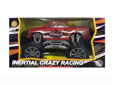 Clear window inertial cross-country pickup truck fire dragon mark - OBL844578