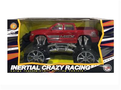 Window inertial cross-country pickup truck printed bar label - OBL844581