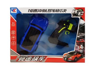 丰田越野1:18四通+枪型遥控器+3D灯光仿真车 - OBL844723