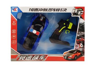 布加迪1:18四通+枪型遥控器+3D灯光警车 - OBL844728