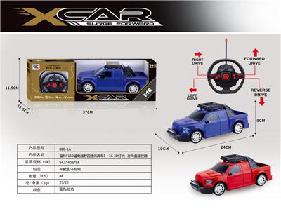 1:16 / 3D lighting and steering wheel remote control of Ford F150 Raptor cross country four way simulation vehicle - OBL844753