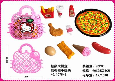 PIZZA PLATTER KT CAT TOTE BAG. - OBL844879