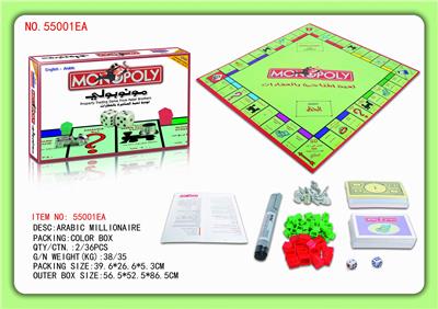MONOPOLY IN ARABIC AND ENGLISH. - OBL845075