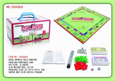 MONOPOLY IN ARABIC AND ENGLISH. - OBL845076