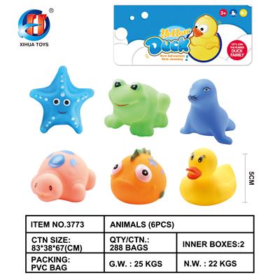 动物六只装（带BB哨） - OBL846081