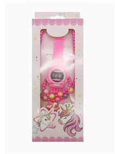 JEWELRY SET (NECKLACE BRACELET ELECTRONIC WATCH) UNICORN. - OBL847206