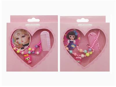 JEWELRY SET (NECKLACE BRACELET MIRROR COMB) GIRL. - OBL847207