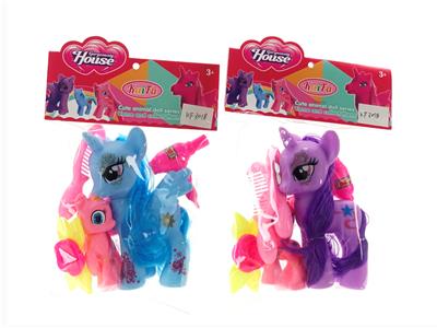 TWO ELVES IN THE HORSE - OBL847597