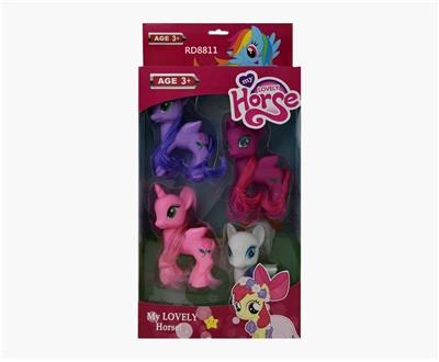 4 MEDIUM HORSES - OBL847624