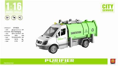 1: 16 INERTIAL SANITATION VEHICLE - OBL848180