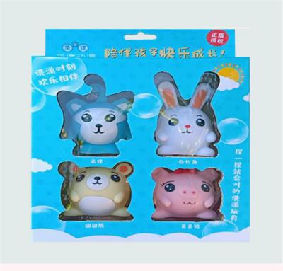 呆狸搪胶戏水BB哨灯光 - OBL848331