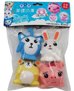 呆狸搪胶戏水BB哨灯光 - OBL848336