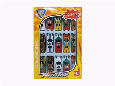 SLIDING ALLOY CAR 15PCS - OBL848540