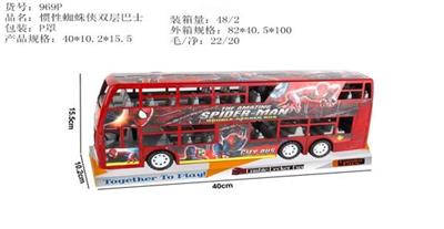 INERTIA SPIDER MAN DOUBLE DECK BUS - OBL848566