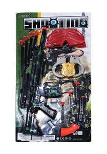 SOFT-BULLET SUBMACHINE GUN M14 WITH LEFT-WHEEL SHOOTING SUIT - OBL848833