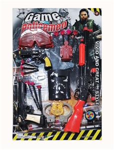 软弹猎枪配手枪盾警察套装 - OBL848836