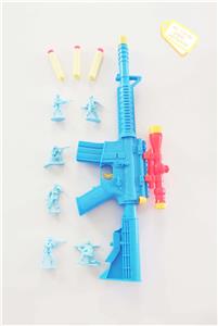 软弹枪M14配6个小军人警察套装 - OBL848850