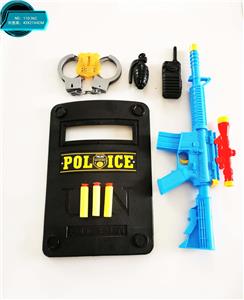 软弹M14枪配大警盾警察套装 - OBL848879