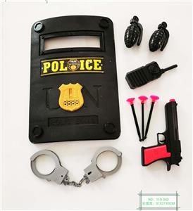 软弹手枪配大警盾警察套装 - OBL848880