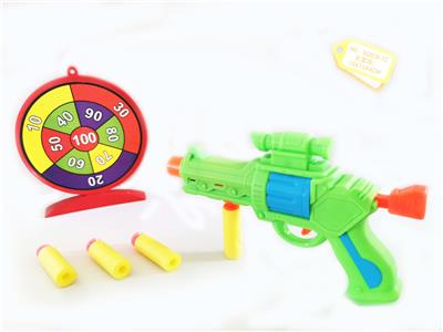 软弹打气枪配圆标靶弹射套装 - OBL848884