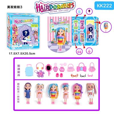 THREE GENERATIONS OF HAIR DOLLS BLIND BOX - OBL848945