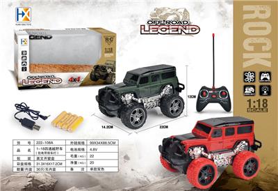 1:18四通越野车包电带前车灯 - OBL849515