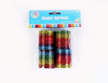 4 WITH COLORFUL HOT GOLD RAINBOW RINGS - OBL849637
