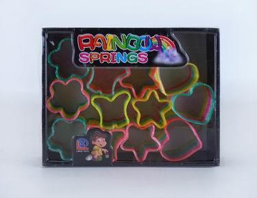 4 DEFORMED RAINBOW RINGS - OBL849647