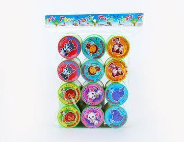 12 DOUBLE-COVERED RAINBOW RINGS - OBL849709