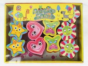 4 GOLDEN ONION DEFORMED LIGHT RAINBOW RINGS - OBL849784
