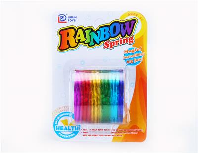 FLASH FLAKE LASER SUCTION PLATE RAINBOW RING - OBL850021