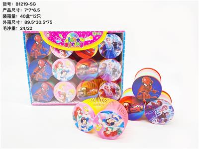 ICE SNOW CAR PRINCESS SPIDER COVER RAINBOW RING MIXED - OBL850336