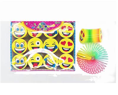 7CM表情盖子彩虹圈 - OBL850804