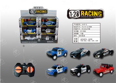 1：28四通警车6款 - OBL851280