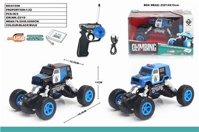 1：22四通遥控车奔驰警车攀爬车带车头灯 - OBL851297