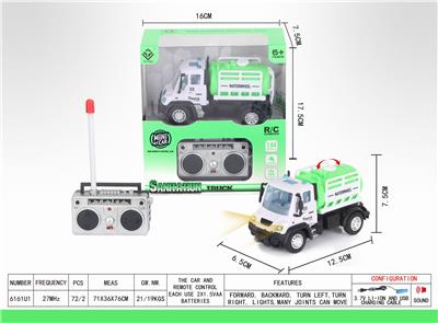 1：64四通遥控环卫洒水车（德式） - OBL851357