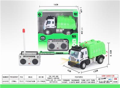 1：64四通遥控环卫垃圾车（欧式） - OBL851362
