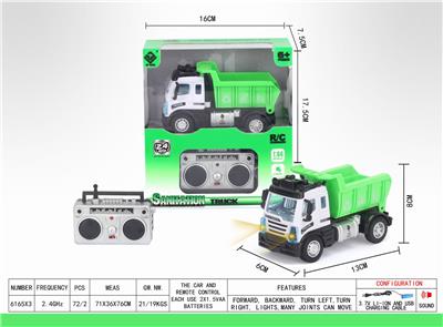 1：64四通2.4G遥控环卫卡车（欧式） - OBL851416