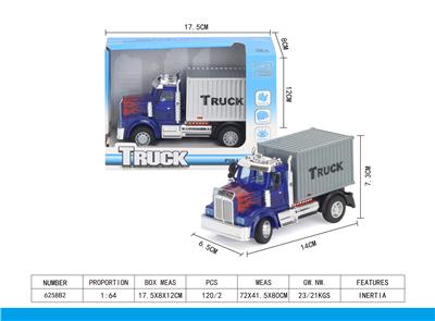 1：64回力美式运输货柜车 - OBL851433