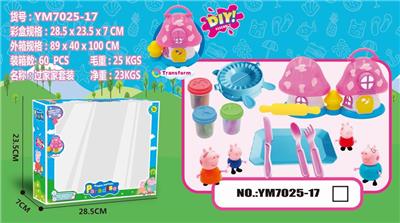 PIGGY MUSHROOM ROOM / PUZZLE COLOR MUD MOLD OVER HOME 17 - OBL852184