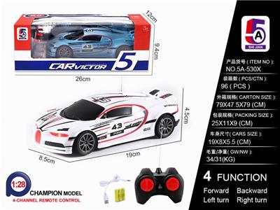 1:28布加迪 移印遥控车（包电） - OBL852498