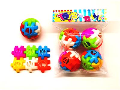 DIY自装玩具.积木球（4颗庄） - OBL852524